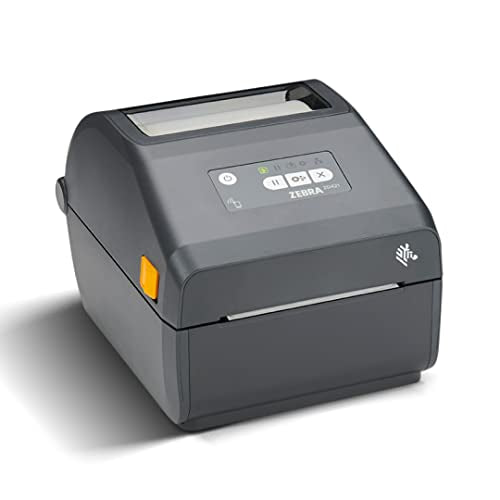 ZEBRA ZD421 Direct Thermal Desktop Printer 203 dpi Print Width 4-inch Wired USB Connectivity for Easy Use ZD4A042-D01M00EZ, No Thermal Ribbon Required