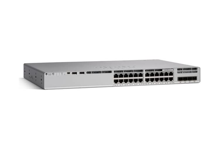 CISCO Catalyst 9200 C9200L-24P-4X-A Layer 3 Switch - 24 X Gigabit Ethernet Network, 4 X 10 Gigabit Ethernet Uplink - Manageable - Twisted Pair, Optical Fiber - Modular - 3 Layer Supported