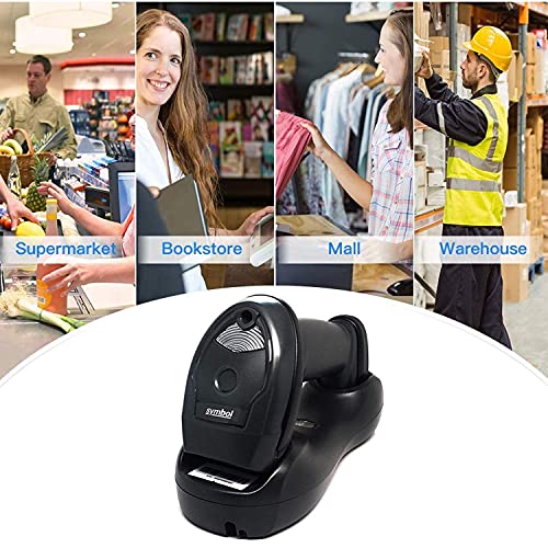 Zebra LI4278 Handheld Scanner, USB, Linear Imager, Cordless. Includes Standard Cradle (Radio/Charger) and USB Cable