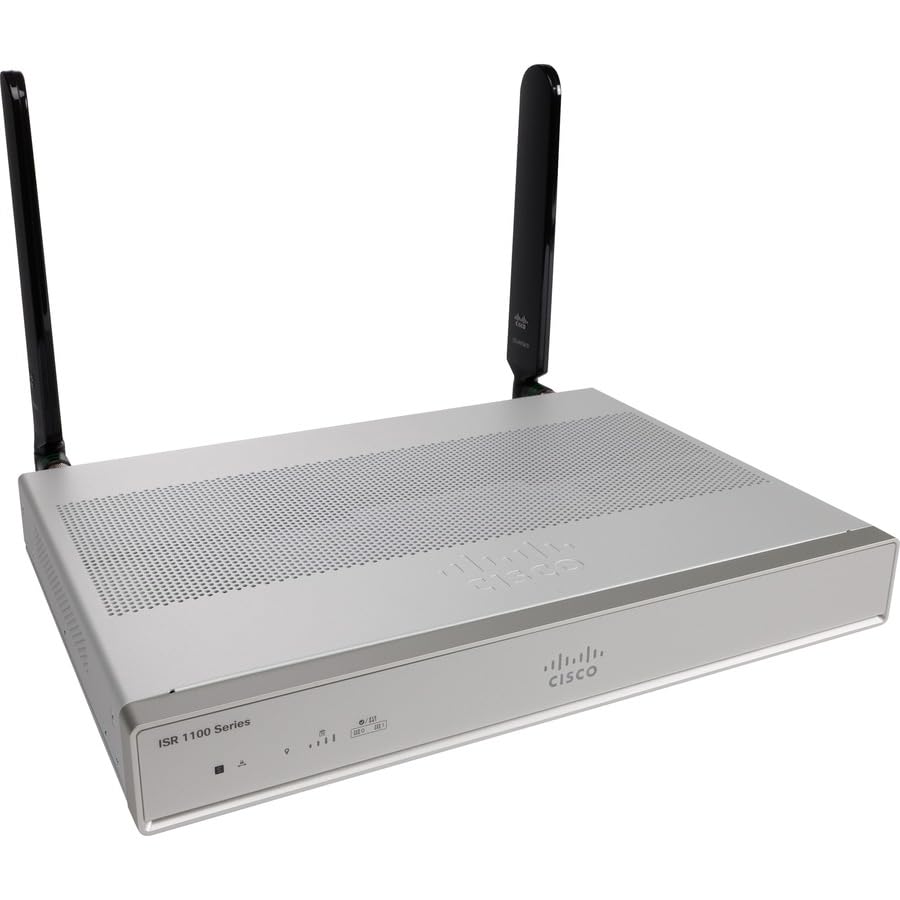 Cisco C1111-8P Integrated Services Router 1100 with 8-Gigabit Ethernet (GbE) Dual Ports, WAN, 1-Year Limited Hardware Warranty (C1111-8P)