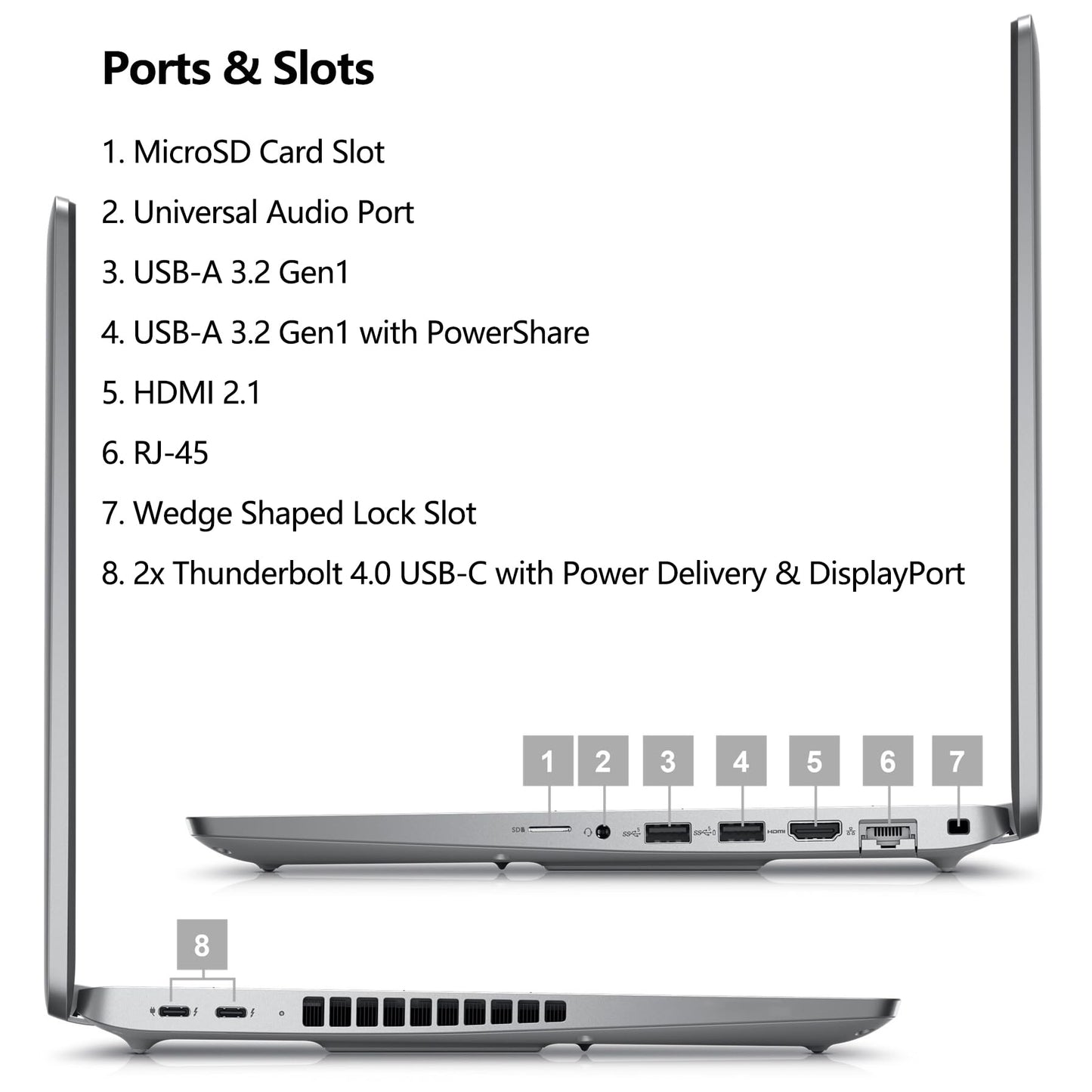 Dell Latitude 5550 15 Business AI Laptop, 15.6" FHD Computer, Intel Ultra 7 155U (Beat i7-1355U), 32GB DDR5 RAM, 1TB SSD, WiFi 6, Backlit Keyboard, Fingerprint Reader, Windows 11 Pro