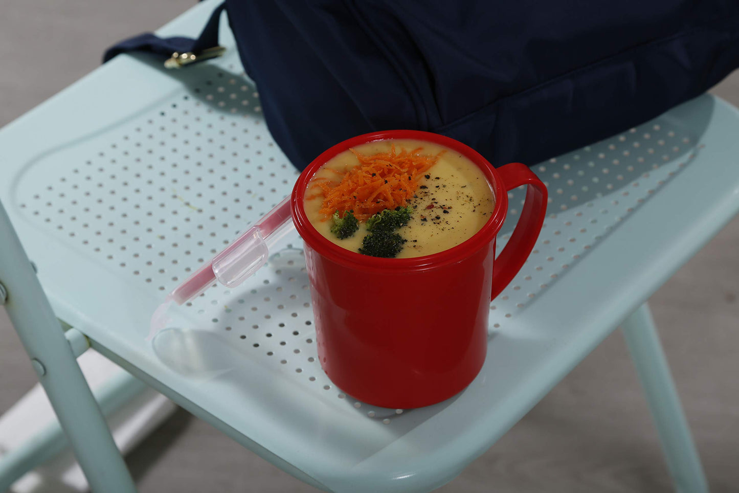 Soup Mugs with Handles designed to heat Soup, noodles, hot beverages, and more in the microwave, to go Cup, Soup Mug, for your home, office, make from quality Plastic with Lips