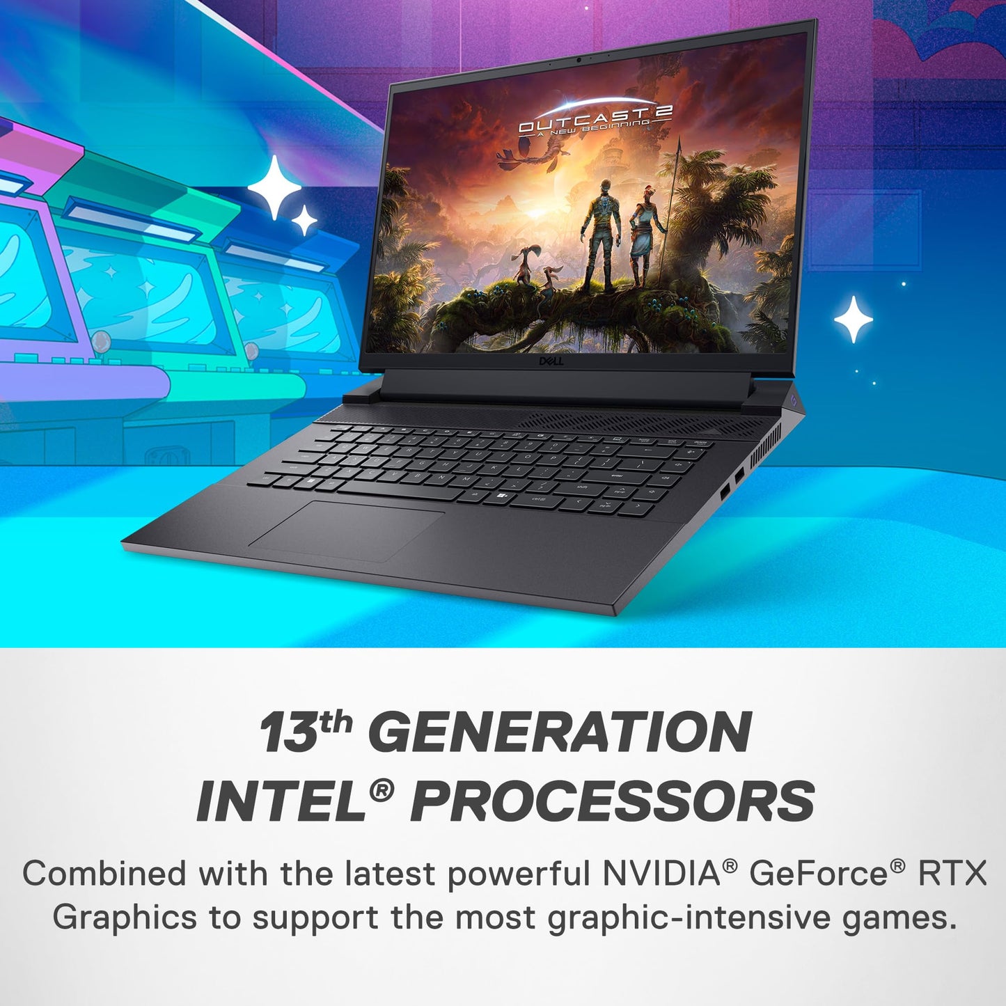 Dell G16 7630 Gaming Laptop - 16-inch QHD+ Display, Intel Core i9-13900HX, 16GB DDR5 RAM, 1TB SSD, NVIDIA GeForce RTX 4070 8GB GDDR6, Windows 11 Home