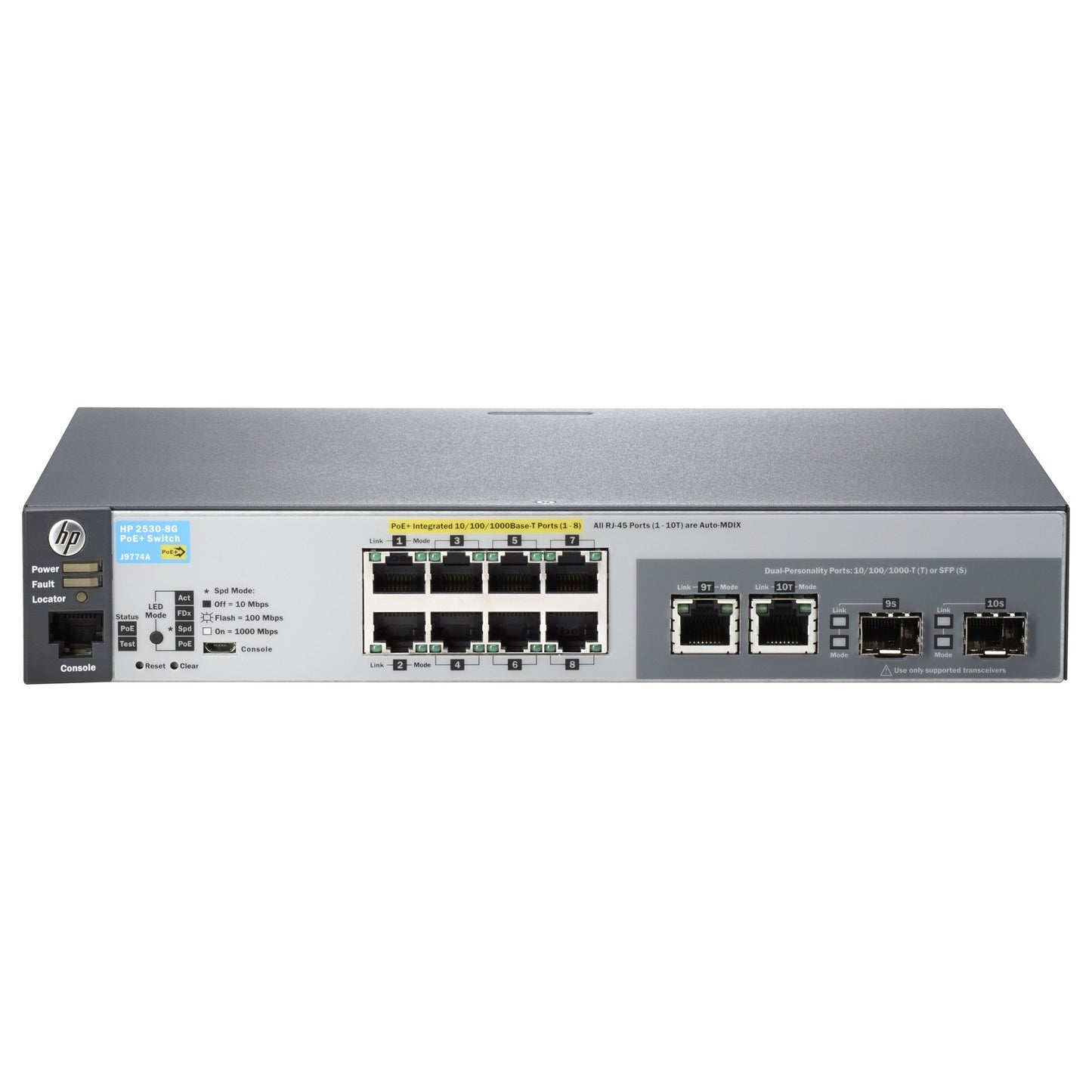 HP J9774A Procurve Switch 2530-8G-Poe+