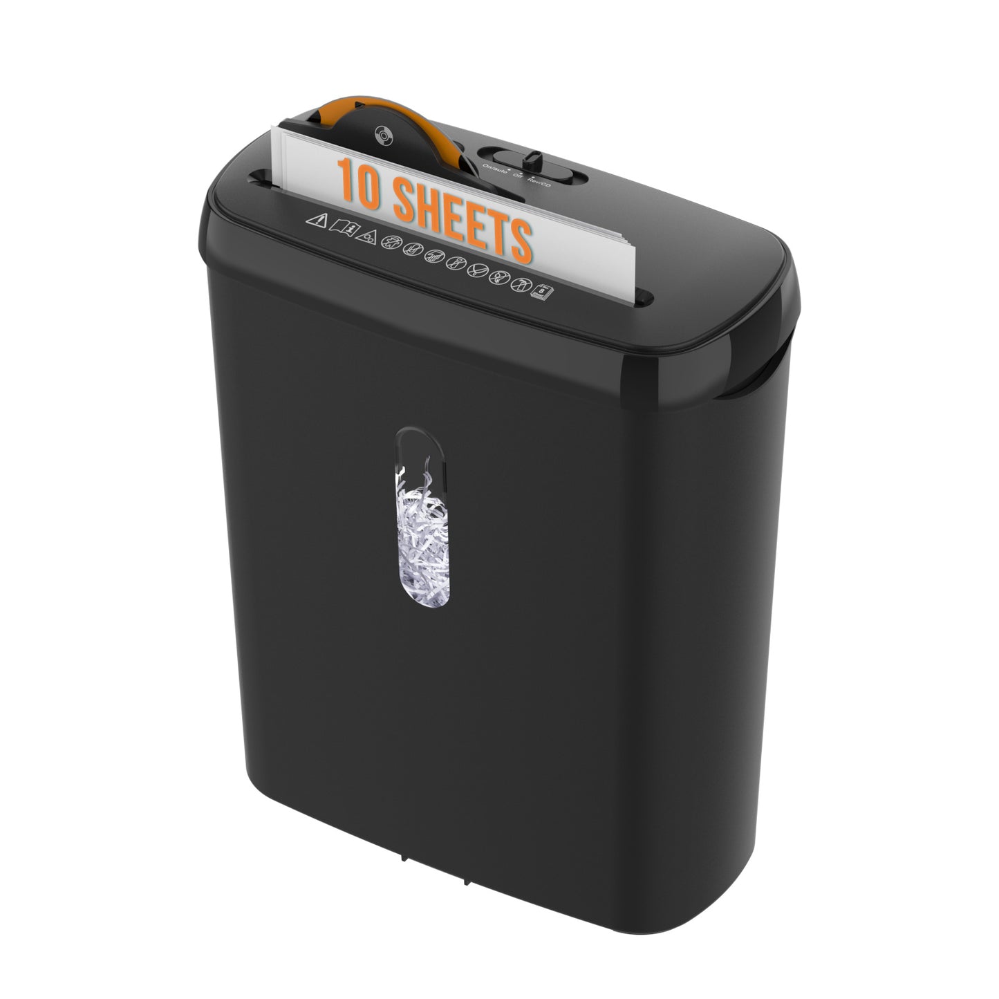 10 Stri 3.17-gallon Paper Basket, CD And Credit Card Shredder, Durable And Fast Anti Paper Jam System, ETL Certified Home Office Shredder