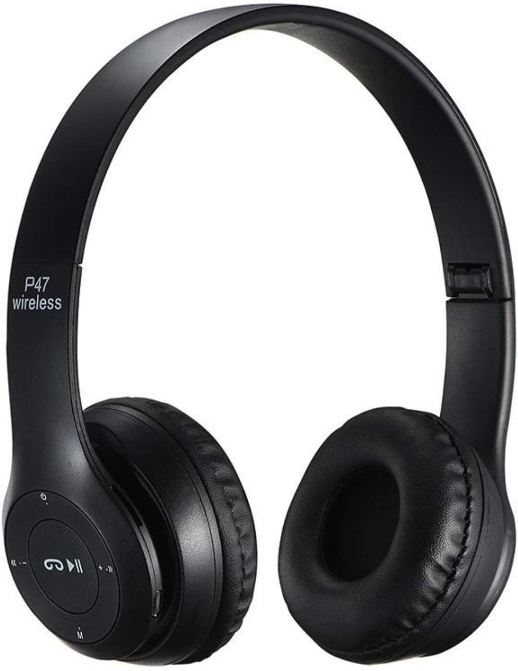 P47 Foldable Wireless Bluetooth Stereo FM Over Ear Headphones