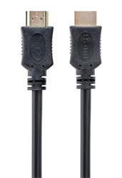 Gembird kábel HDMI High speed (M - M), pozlátené konektory, 3 m, čierny