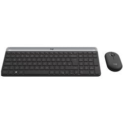 Logitech MK470-GRAPHITE-CZE-SKY-2.4GHZ - Slim Wireless kláv. + myš combo