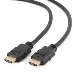 Gembird kábel HDMI High speed (M - M), pozlátené konektory, 0,5 m, čierny, bulk balenie