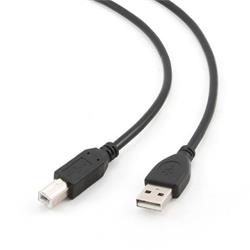 Gembird kábel USB 2.0 AM na USB 2.0 BM, prémiový, 1m, čierny
