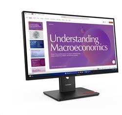 Lenovo T24D-40, 23.8",IPS,16:9,1920 x 1080, 120Hz, 250cd/m2, 1500:1, 4ms, USB-C (PD 96W), HDMI, DP, USB Hub, RJ45, Pivot
