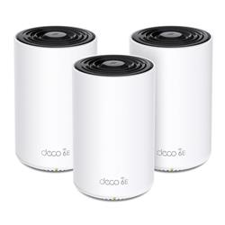 TP-link Deco XE75 Pro Tri-Band Wi-Fi 6E Mesh System AXE5400, 4 int.,1x2.5G, 2x1G, 3ks