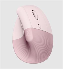 Logitech Lift Vertical Ergonomic Mouse - ROSE/DARK ROSE - EMEA