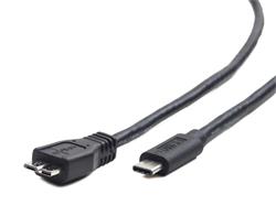 Gembird kábel USB 3.0 BM na USB-C (Micro BM/CM), 1 m