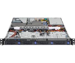 ASRock Rack 1U4LW-X570 RPSU - AM4, X570, 4xDDR4 ECC/nonECC UDIMM, 4x3,5"HS SATA, 2xM.2, 1xPCIe, 2x450W, IPMI