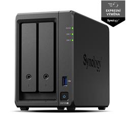 Synology DiskStation DS725+, 2-bay NAS, CPU DC AMD Ryzen R1600 64bit, RAM 4GB, USB-C, LAN 1x 2.5GB + 1x 1Gb