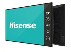 Hisense 43GM50D, 43” 4K UHD Digital Signage Display - 18/7 Operation