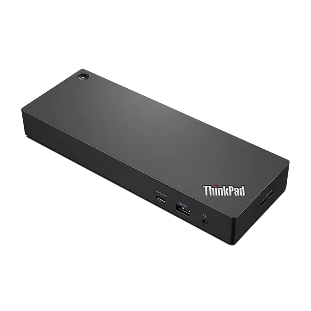 Lenovo 40B00135US ThinkPad Universal 4 Dock, 4 Displays, Dynamic Power Charging up to 100W, Black