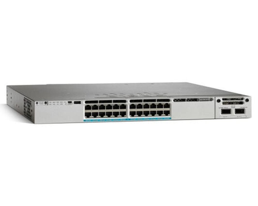Cisco Stackable 24 10/100/1000 Ethernet UPOE Ports, with 1100WAC Power Supply WS-C3850-24U-E