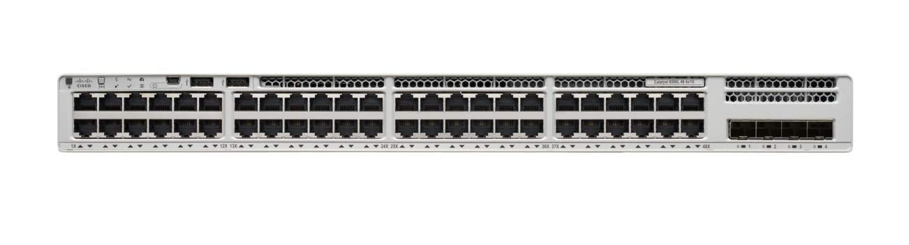 Cisco C9200L-48T-4X-E Catalyst 9200L 48-Port Uplink Essentials Switch