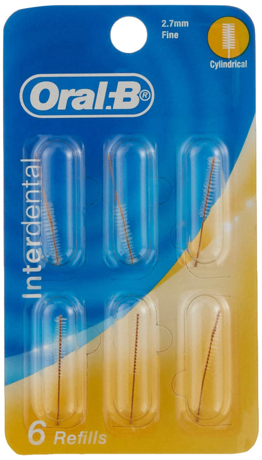 Oral-B Interdental Refills, Cylindrical - 6 ea