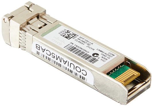 Cisco 10GBASE-LR SFP Module for 10- Gigabit Ethernet Deployments, Hot Swappable, 5-Year Standard Warranty (SFP-10G-LR=)