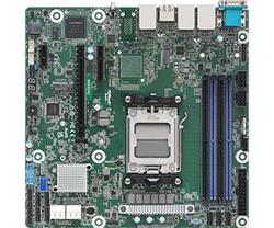 ASRock Rack B650D4U-2L2T/BCM - AM5, B650E, 4xDDR5 ECC/nonECC UDIMM, 4x SATA, 1xM.2, 3x PCIe, 2x1GB + 2x10GB Lan, IPMI