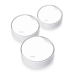 TP-link Deco X50-PoE Dual-Band Wi-Fi 6 Mesh System AX3000, 4 int., 1x2.5G, 1x1G, 3ks
