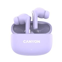 Bezdrátová stereo sluchátka True Wireless OnGo 9 fialová