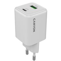 CANYON charger CU45AC GaN 45W 1xPD 1xQC EU White
