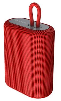CANYON reproduktor BSP-4, BT V5.0, BLUETRUM AB5365A, 5W, 1200mAh, USB-C, microSD, červená