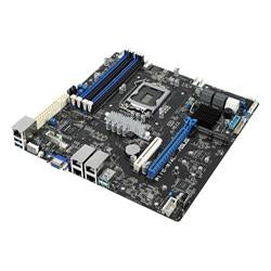 ASUS Intel® Xeon® E-21XXX (95W), C242, 4DIMM, 4 Intel i210AT+1Mgt LAN, 6 SATA, 2 M.2, 1 PCIe x16+ 1 PCIe x8, 2 U3.1, micro-ATX