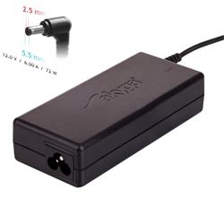 Akyga Nabíječka na notebook 12V/6.0A 72W 5.5x2.5 mm pro ACER/ITX skříně/LED