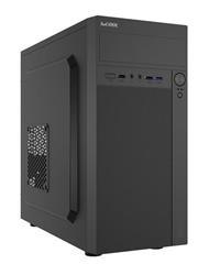 1stCOOL STEP  PREMIUM, skrinka mATX, USB-C, USB3.0, 2xUSB, 2x ventilátor, čierna