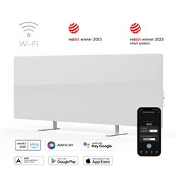 AENO GH1s Chytré Topení, infrared + konvekce, tvrzené sklo, 700W, Bílá