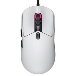 COUGAR herní myš drátová MINOS NEO WHITE, 6 tl., čip PixArt 3327, 6000dpi, 220 IPS, 63g, USB-A, Ultraflex kabel 1.8m