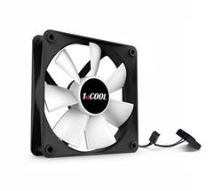 1stCOOL SILENT 12cm ventilátor Black/White 3pin/Molex