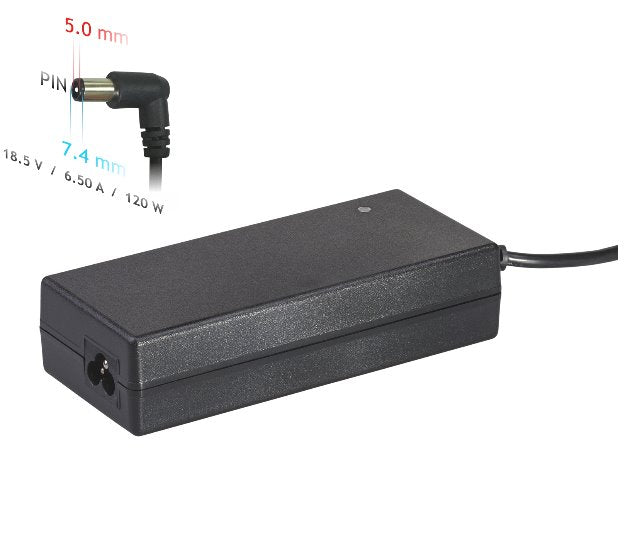 Akyga Nabíjecka na notebook 18.5V/6.5A 120W 7.4 x 5.0 mm + pin pro HP/Compaq