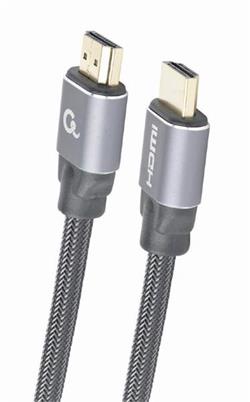 Gembird kábel HDMI High speed (M - M), séria Premium, Ethernet, pozlátené konektory, 1 m,