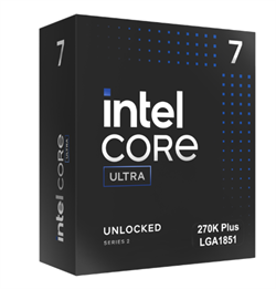Intel® Core™ Ultra 7 processor 270K Plus up to 5.50 GHz/24C/24T,36MB Cache/Intel® Graphics/LGA1851